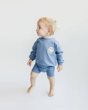 Load image into Gallery viewer, Baby &amp; Kids Biker Shorts Set | Blue
