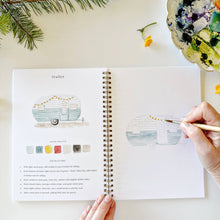 Load image into Gallery viewer, Camping Watercolor Workbook is
