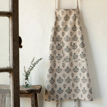 Load image into Gallery viewer, Salvia Block Print Apron

