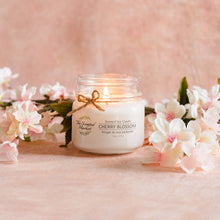 Load image into Gallery viewer, CHERRY BLOSSOM Soy Wax Candle 8oz

