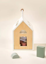 Load image into Gallery viewer, Wooden Shapes Sorting House
