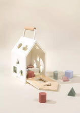 Load image into Gallery viewer, Wooden Shapes Sorting House
