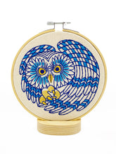 Load image into Gallery viewer, Boreal Owl Complete Embroidery Kit
