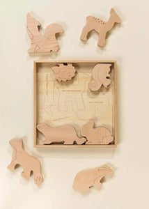 Wooden Balance Puzzle - Forest (8 pcs)