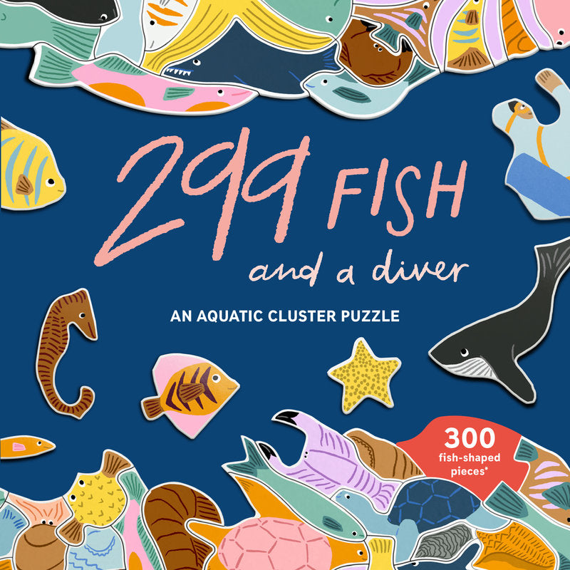 299 Fish (and a Diver) 300 Piece Cluster Puzzle