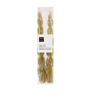 Deco Lite Twist Taper Candle Set