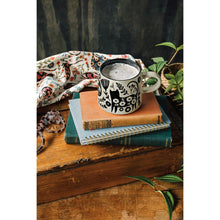 Load image into Gallery viewer, Catbloom Mug Cream &amp; Blaack
