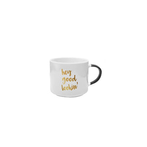 Hey Good Lookin' Stackable Mug Black