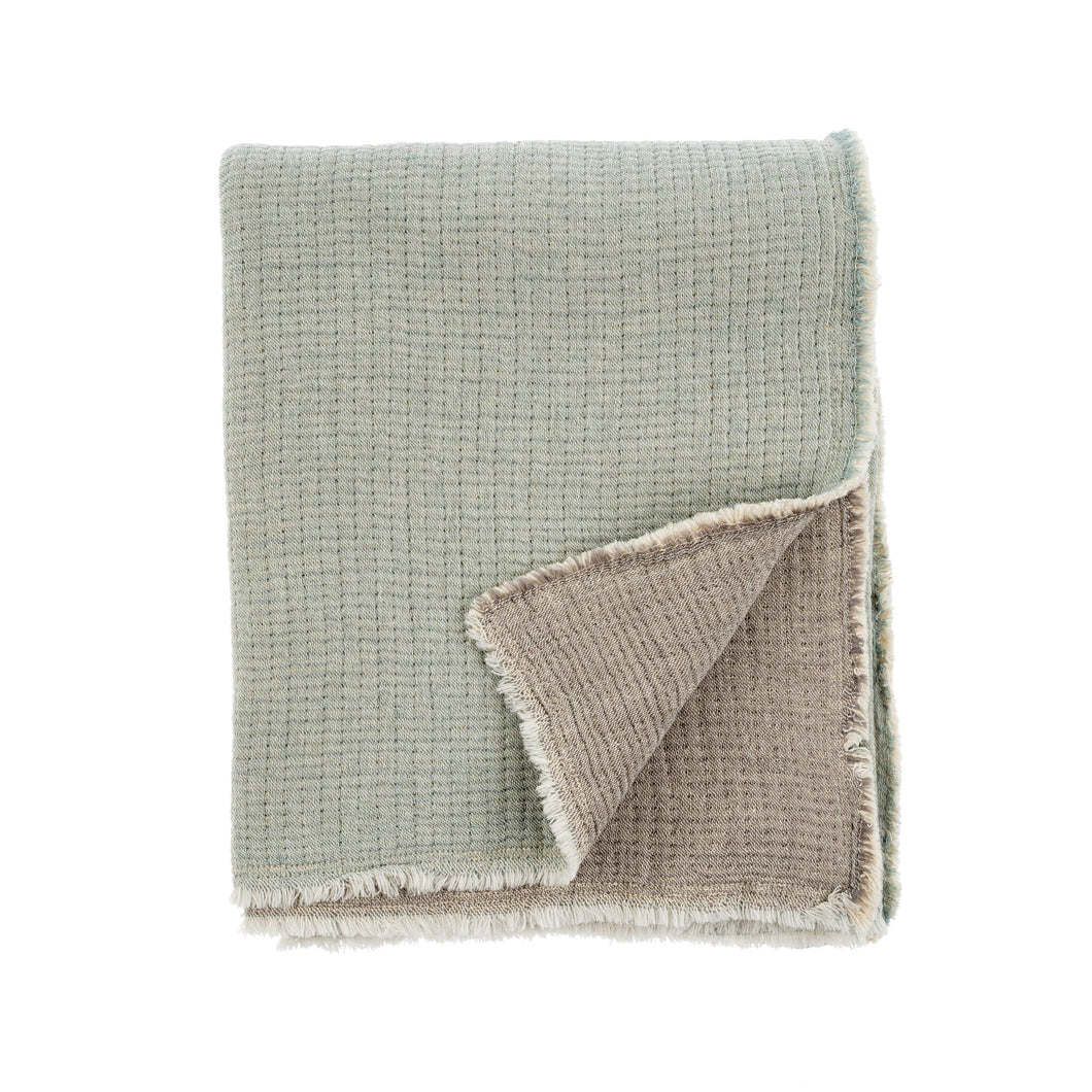 Madeira Double Sided Throw Sky/Grey