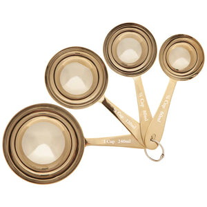 Gold Measuring Spoons Set of 4