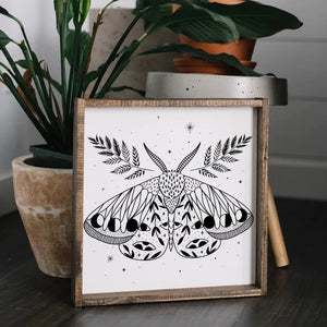 Mystical Moth Sign