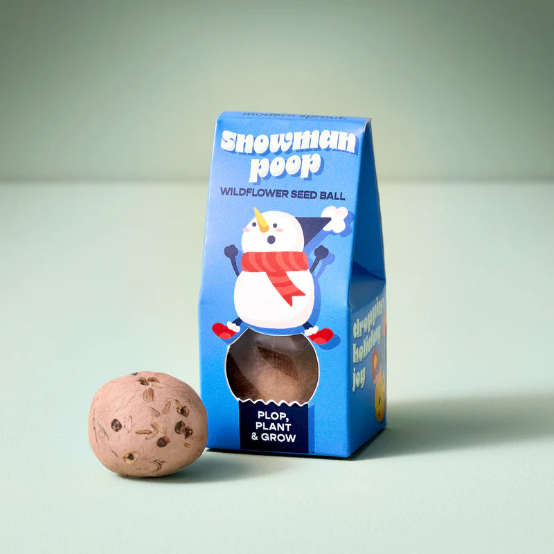 Snowman Poop Wildflowers Ball