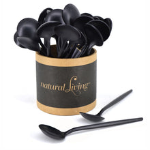 Load image into Gallery viewer, Small Matte Black Spreaders, Spoons &amp; Forks
