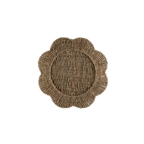 Seagrass Flower Shaped Charger
