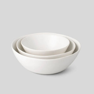 FAB - Serving Bowl Small Speckled White