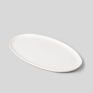 FAB - Oval Serving Platter - Speckled White
