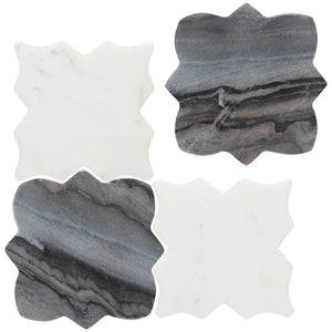 Marble Coasters Et of 4
