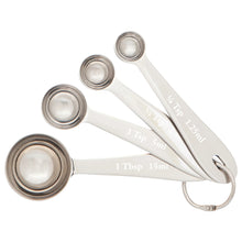 Load image into Gallery viewer, Measuring Spoon Set/4 Steel
