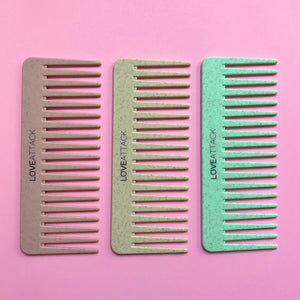 Wheat Straw + Silicone Wide Tooth Detangling Brush