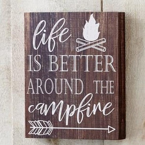GIF Campfire Sign