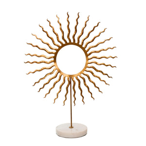 Soleil Wreath on Stand
