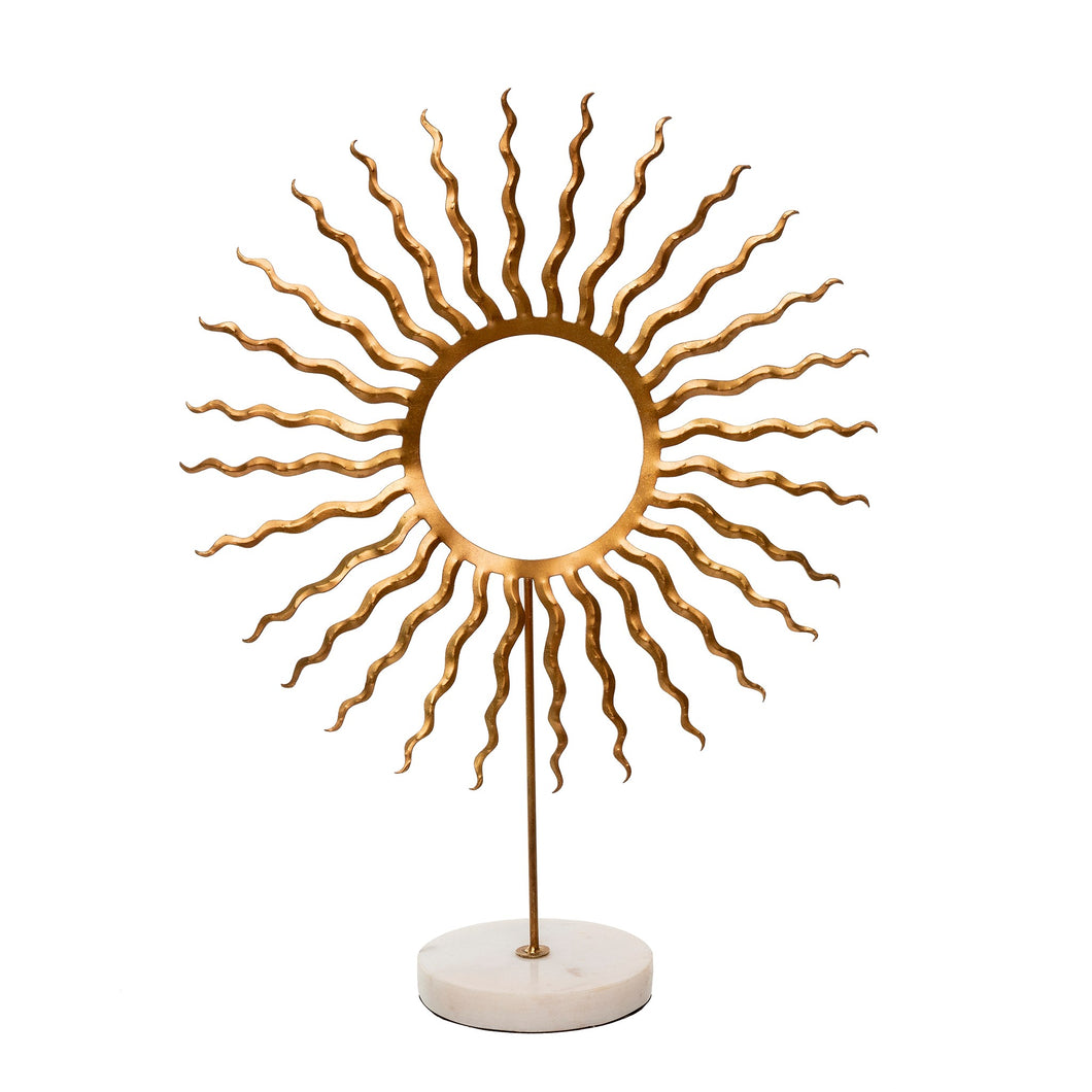 Soleil Wreath on Stand
