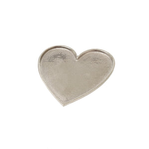 Silver Heart Plate - Small
