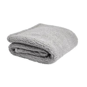 HAR Throw Grey Sherpa