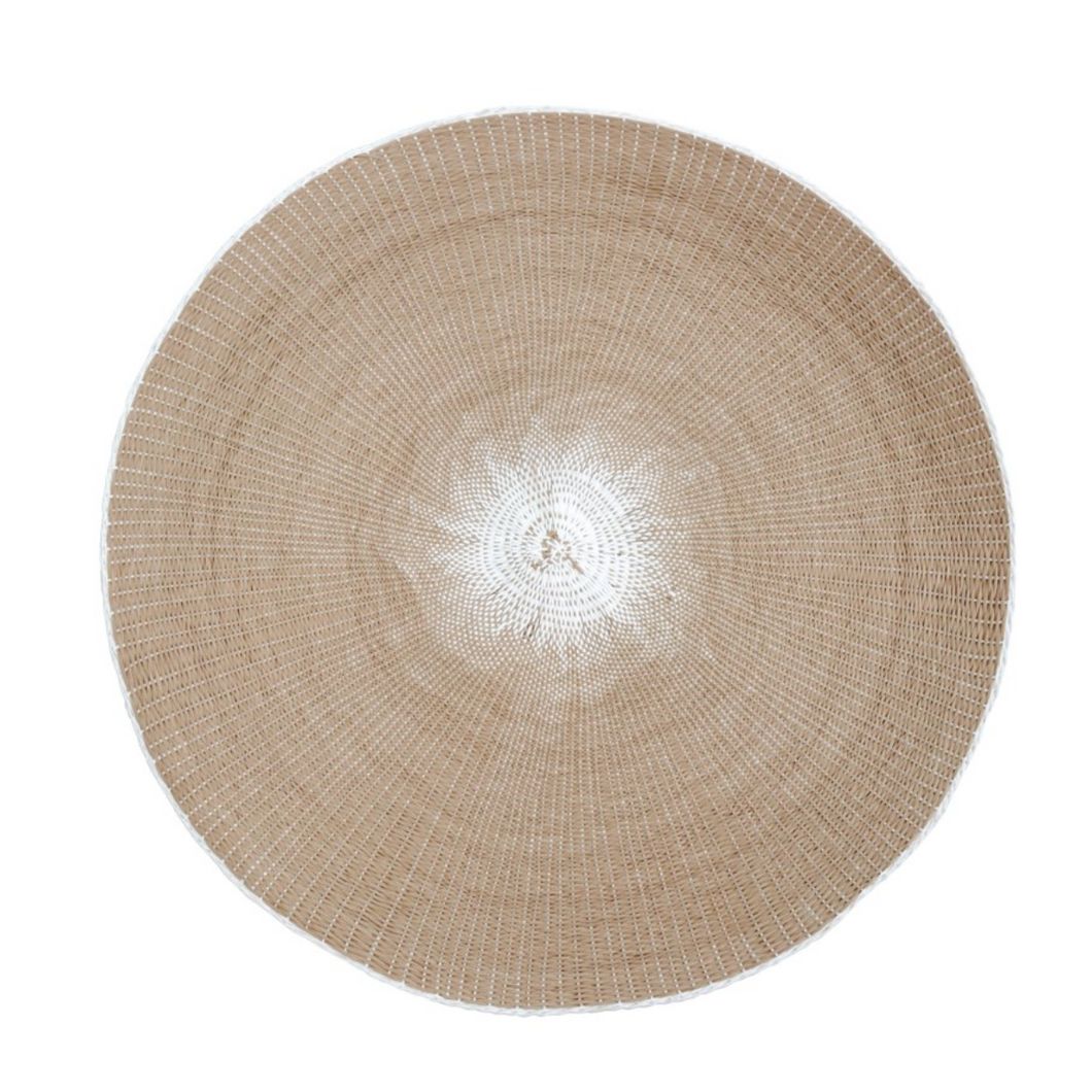 IND Taupe Woven Placemat