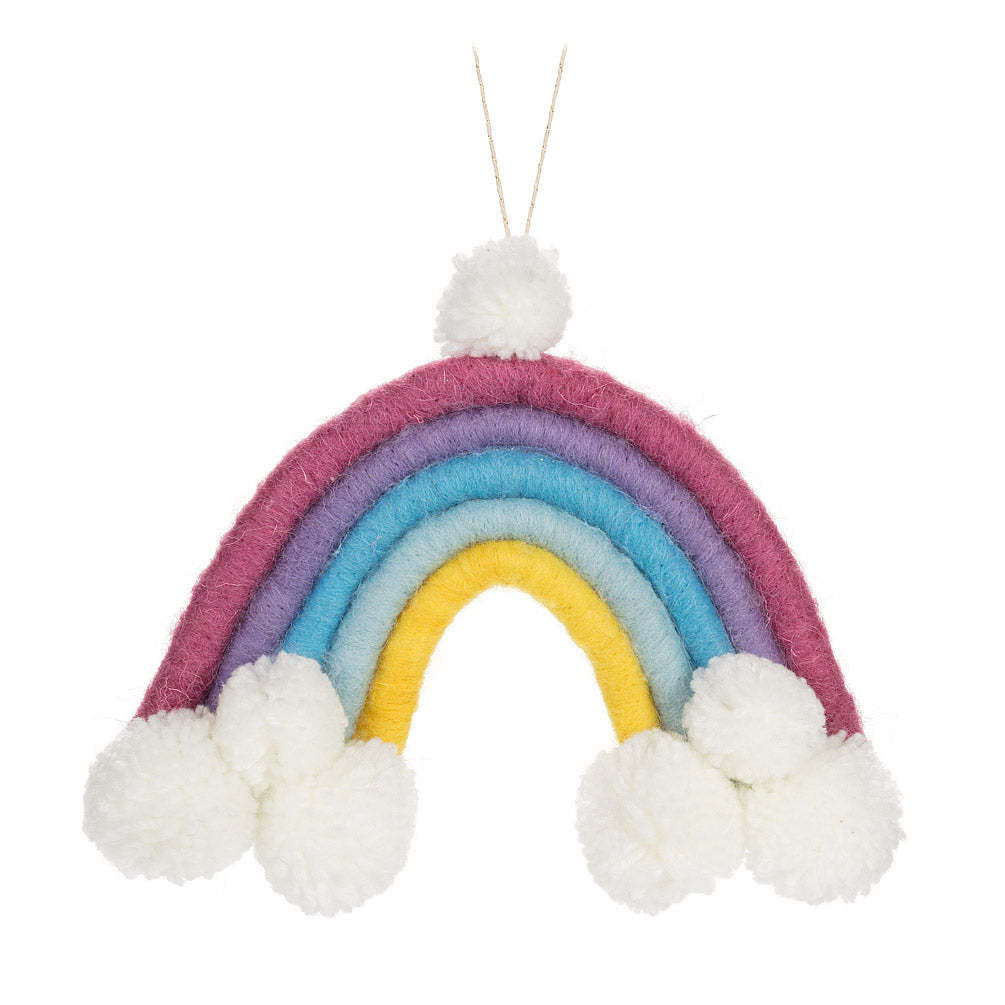 Small Pompom Rainbow