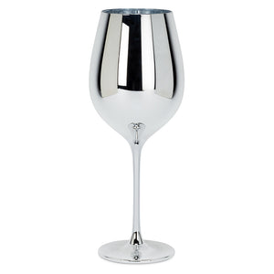 Silver Large Wine Glass