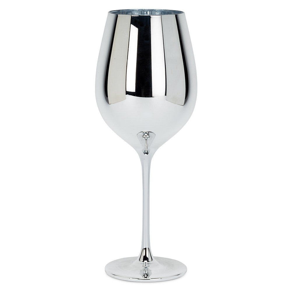 Silver Large Wine Glass