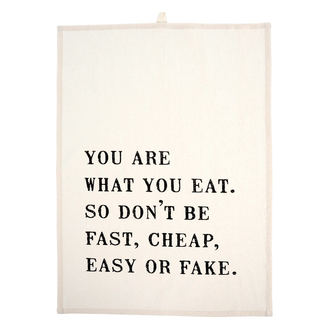 What You Eat Tea Towels - S/3