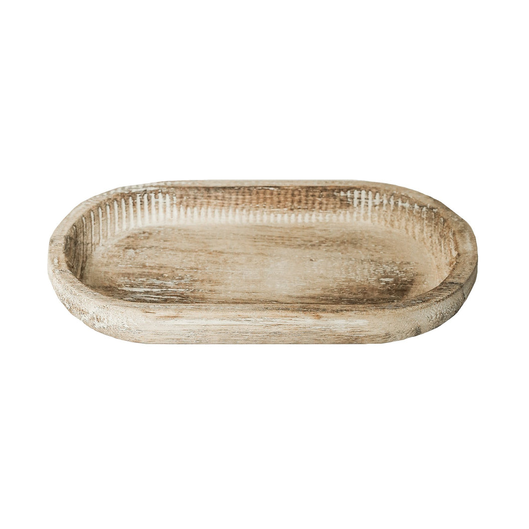 Small Wood Tray - Rustic