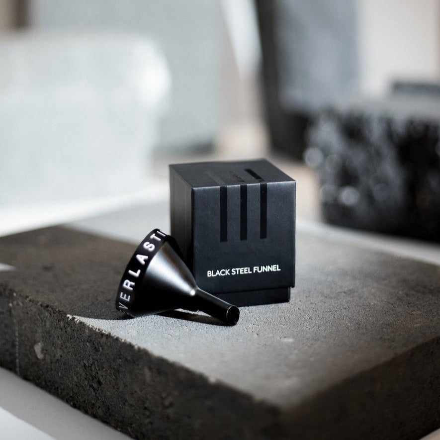 Black Steel Funnel