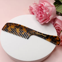 Load image into Gallery viewer, Long Handled Wide Tooth Cellulose Acetate Hair Combs
