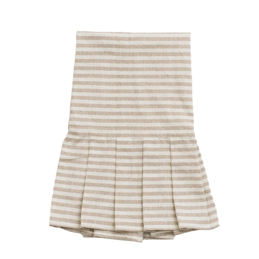 Stripped Tea Towel w/ Ruffle