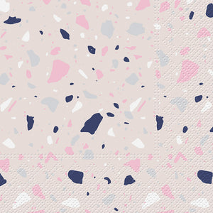 Luncheon Terrazzo Napkins. 20 Pack