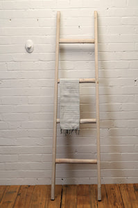 Whitewash Wood Ladder
