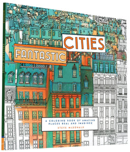 Fantastic Cities - Colouring Book