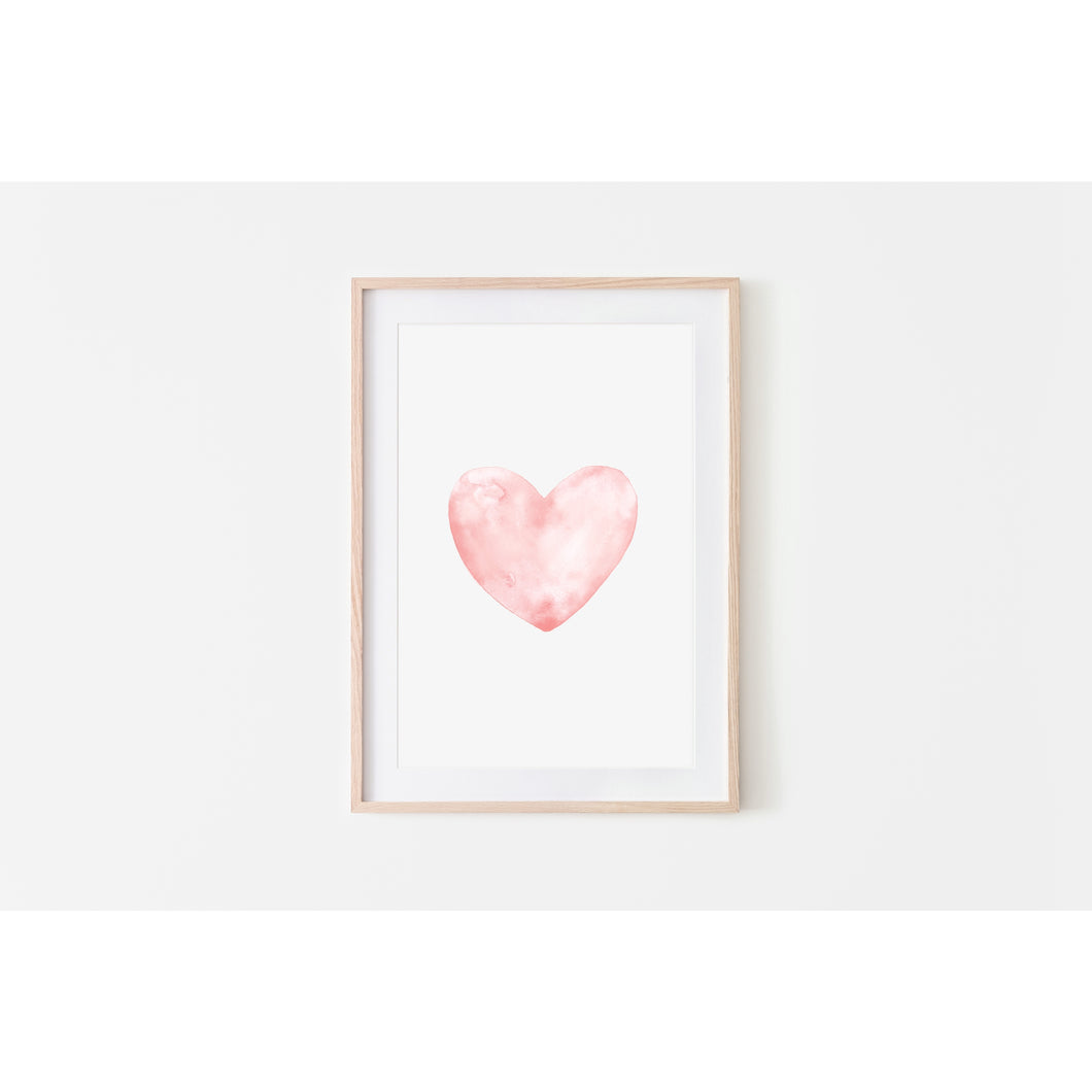 Pink Heart Print