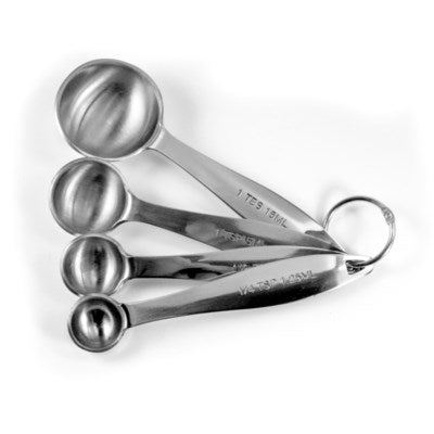 Measuring Spoons Silver (Set of 4)