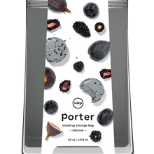 Load image into Gallery viewer, W&amp;P Porter Stand Up Charcoal Silicone Storage Bags
