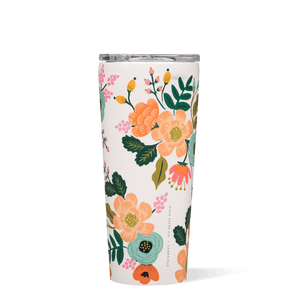 Rifle Paper Tumbler - 24oz Gloss Cream - Lively  Floral