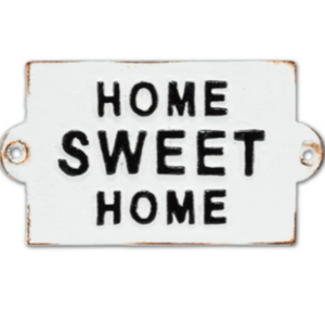 ABB Iron "Home Sweet Home" Sign
