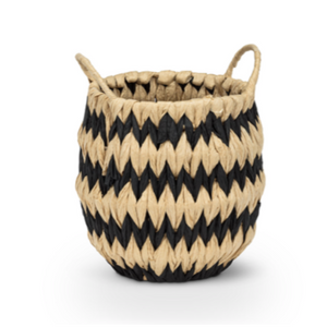 ABB Black Wide Zigzag Baskets