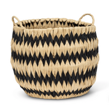 Load image into Gallery viewer, ABB Black Wide Zigzag Baskets
