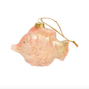 IND Glass Fish Ornament