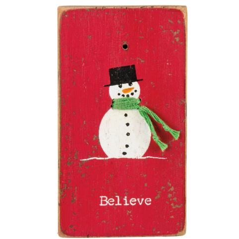 PRIM Snowman Believe Magnet