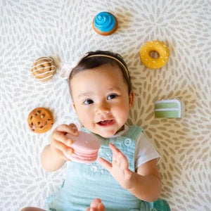 Cupcake Natural Rubber Teether & Rattle